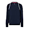 Sweatshirt with logo ribbon