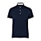 Polo shirt with coloured button placket