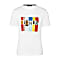 T-Shirt mit buntem Logo-Druck