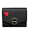 Wallet with heart sticker
