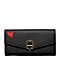 Banknote- and card case with heart sticker