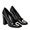 Emilia Logo Block Heel Pumps