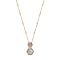 Necklace with Hexagon Rosegold