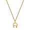 Halskette mit verziertem A-Logo Gold