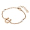 Bracelet with A-Logo Rosegold