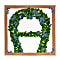Mini Carré S im A-Logo Floral-Print