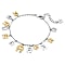 Armkettchen A-Logo silber-gold