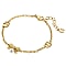 Bracelet with bow gold