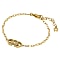 Armkettchen Dreifach-Logo gold