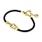 Armband mit A-Logo Schwarz