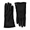 Ladies' leather gloves unicolour