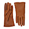 Ladies' leather gloves unicolour