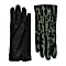 Ladies' leather gloves fur pattern