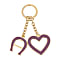 Keychain heart and logo