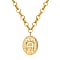Necklace with logo pendant