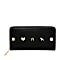 Fashion wallet with zipper