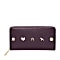 Fashion wallet with zipper