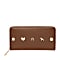 Fashion wallet with zipper
