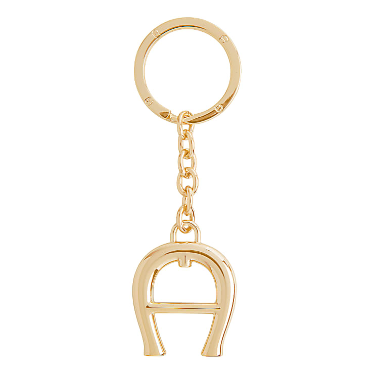 Logo Key Ring Gold Aigner