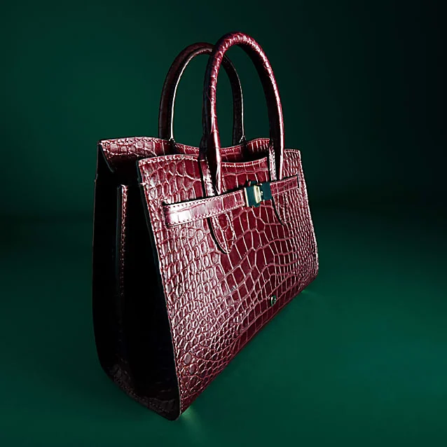 Farah Coccodrillo handbag M