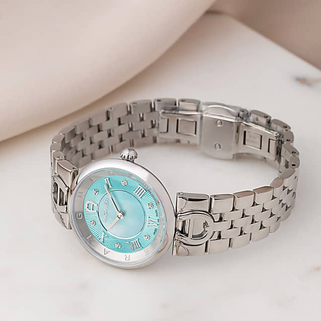 Ladies watch Dolce silver gold multicolour Watches Women Aigner