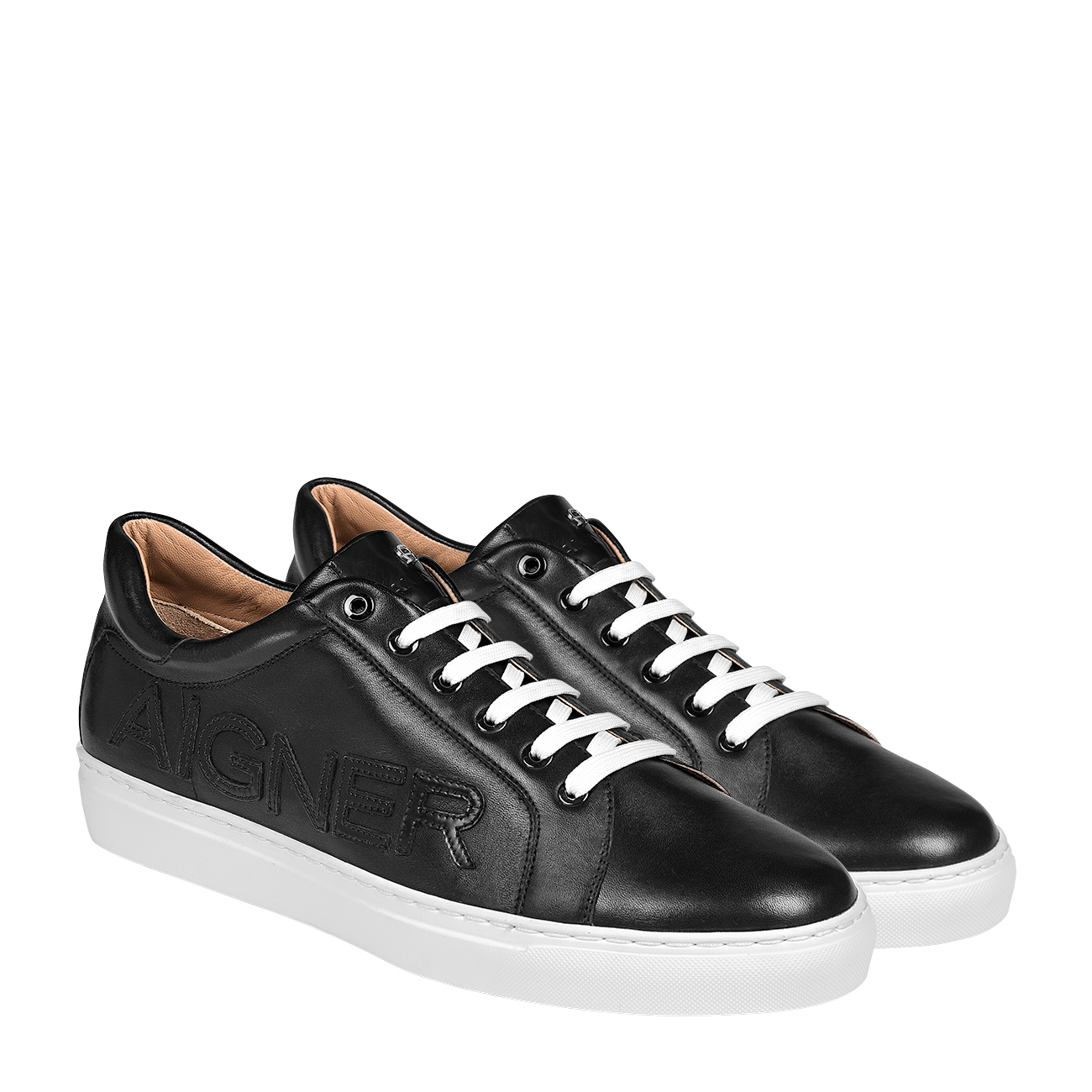 David Sneaker with AIGNER Logo black Shoes Men Aigner