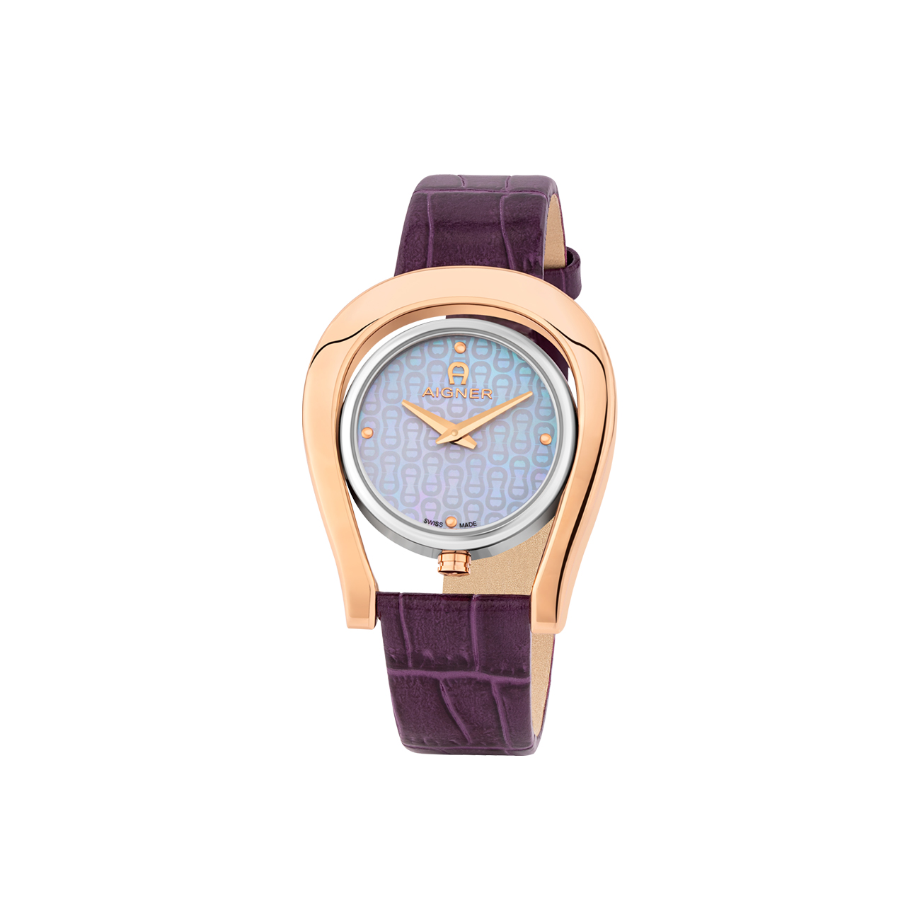 Ladies Watch Capri Purple Rosegold rose gold AIGNER Club