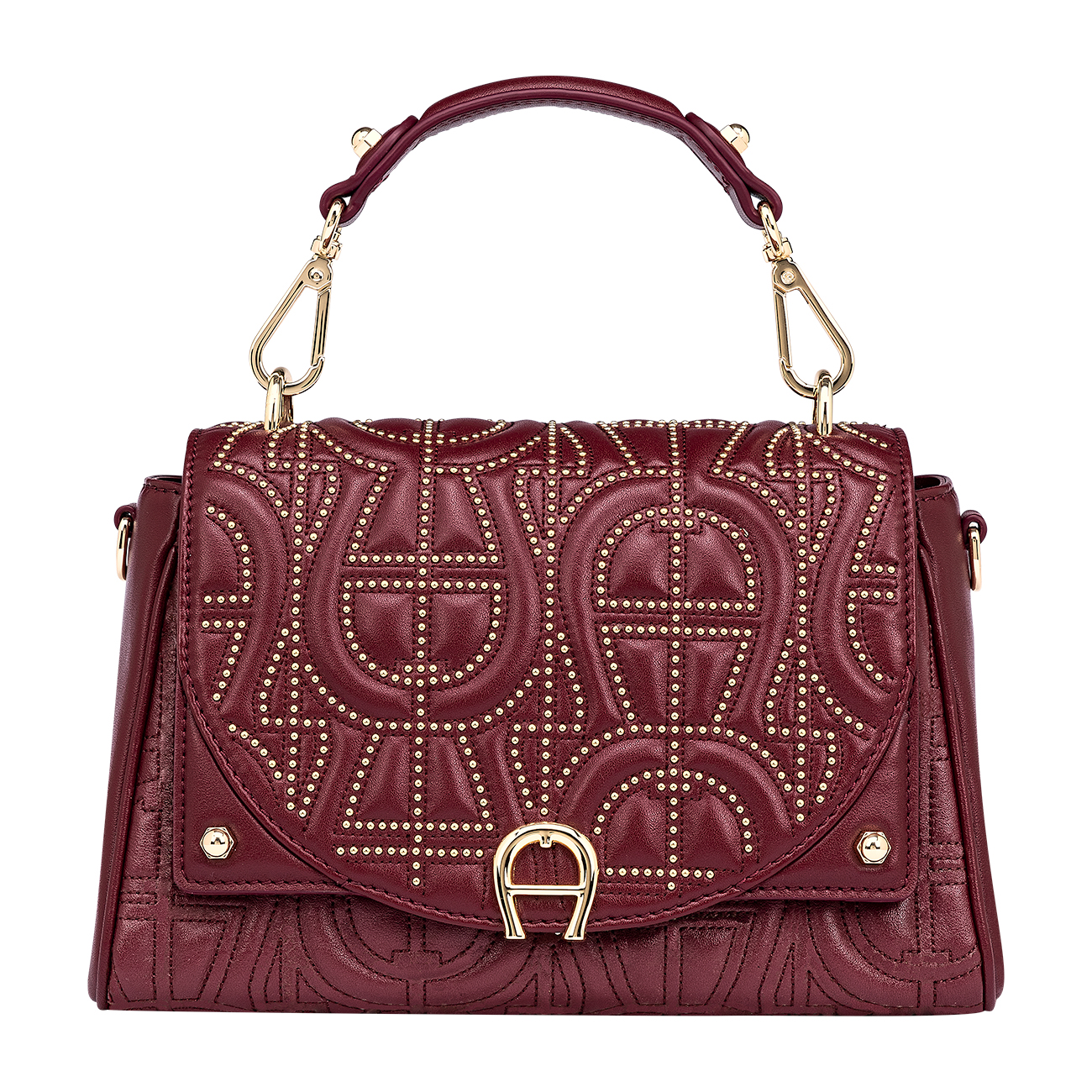 Diadora Handtasche Logo S mit Nieten Burgundy Taschen Damen - Main Image