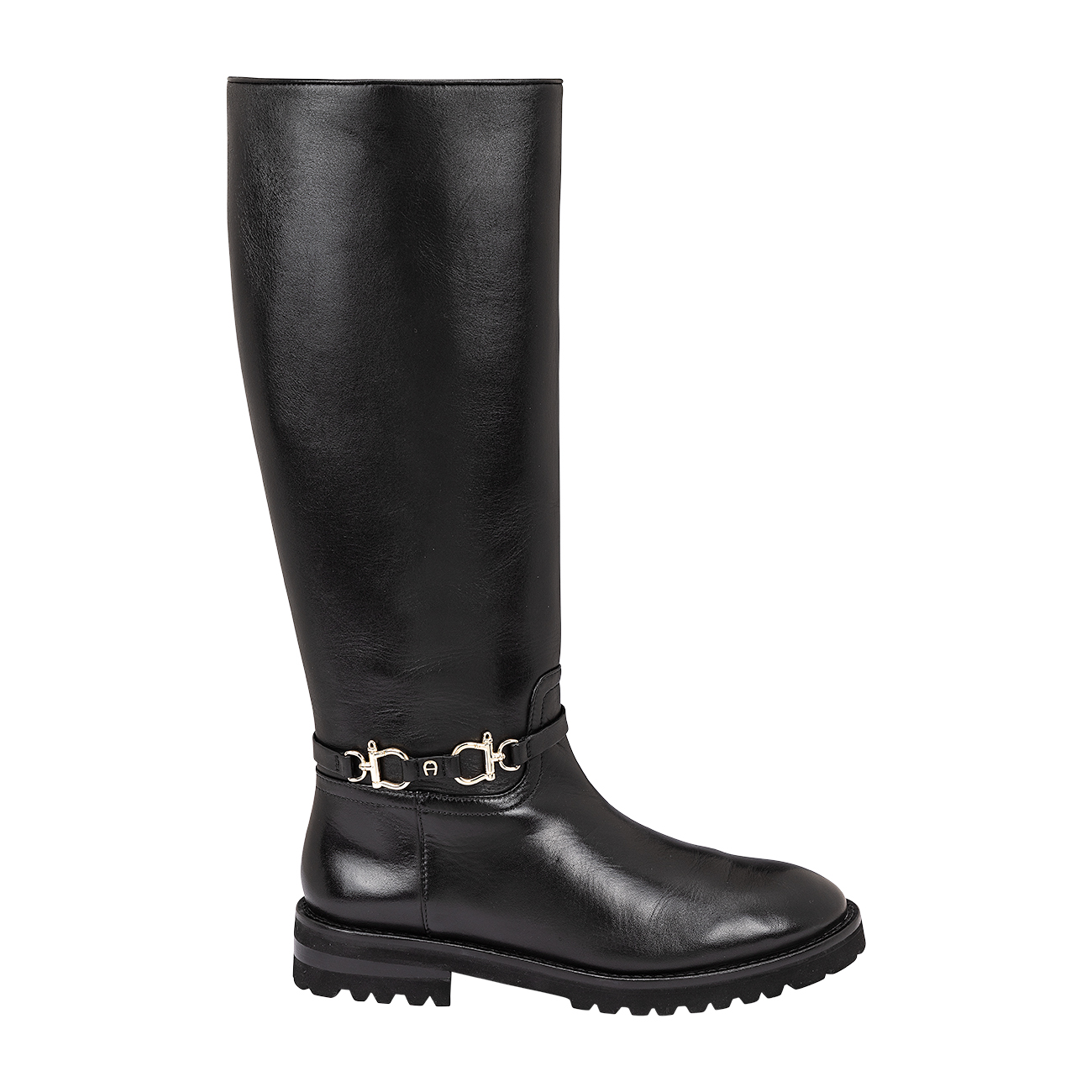 Anna knee high boots black Shoes Women AIGNER Club