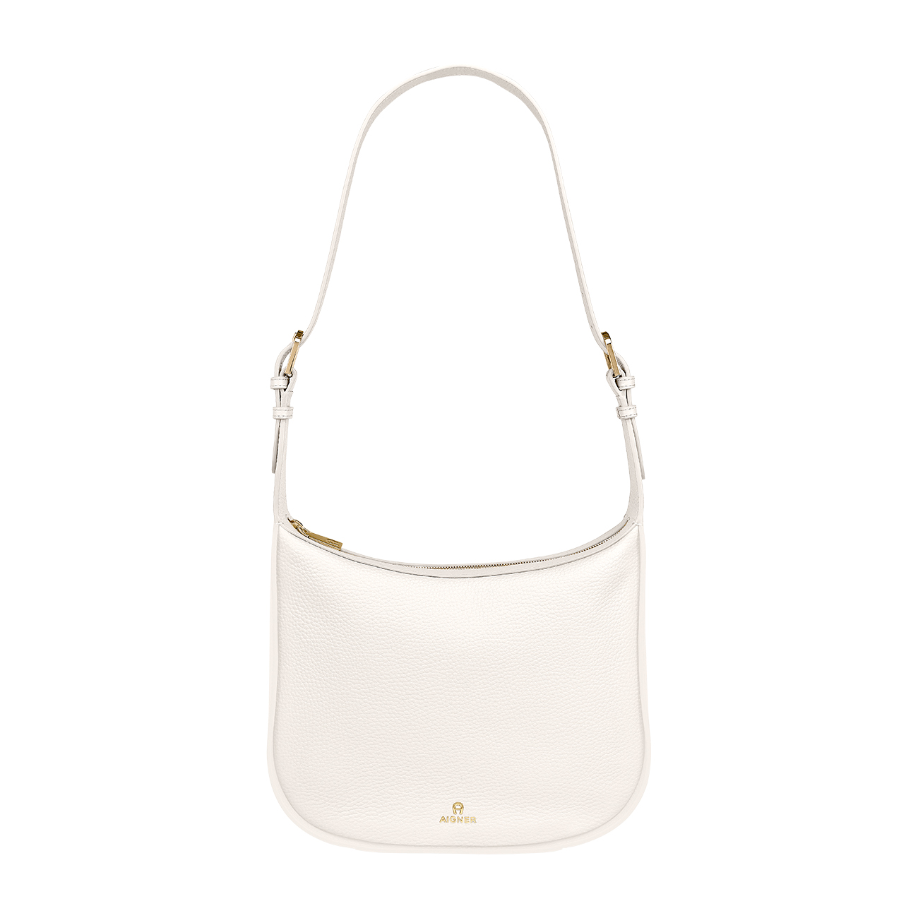 Ivy Shoulder Bag M cotton white - Bags - Women - Aigner