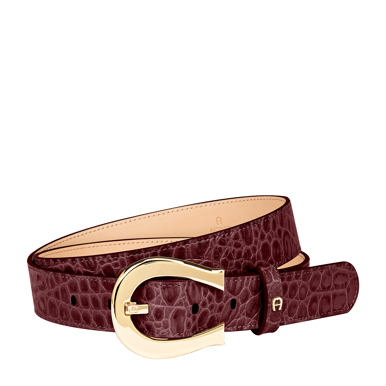 Logo Gürtel 3 cm Taupe - Gürtel - Special offers Damen - Aigner