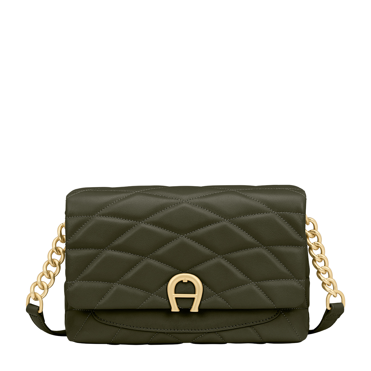 Maggie Shoulder Bag M nature green - Bags - Women - Aigner
