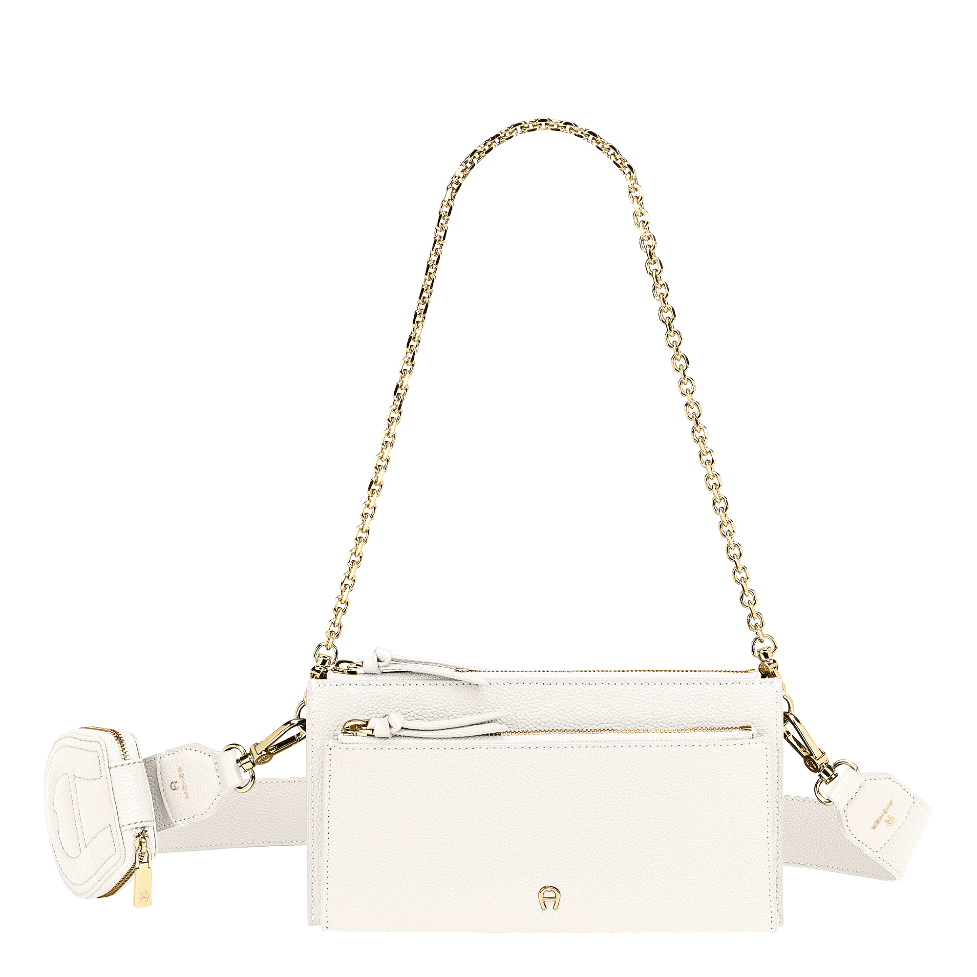 Isa Crossbody Bag S cotton white - Bags - Women - Aigner