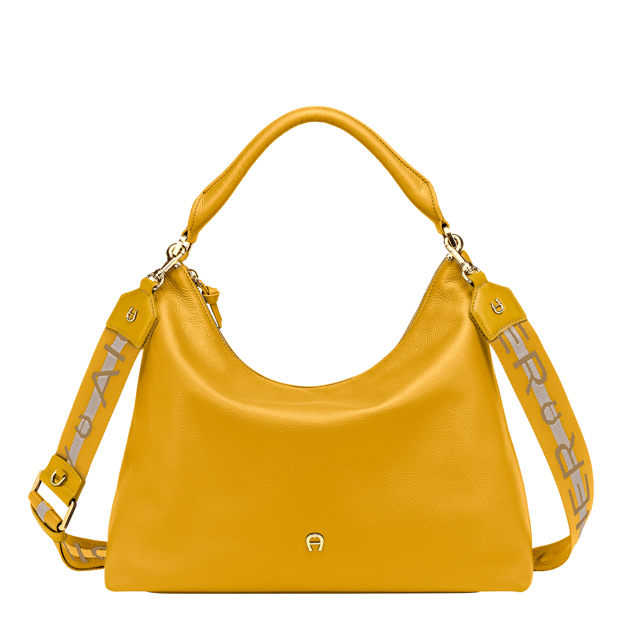 【AIGNER】ZITA Hobo Bag／ショルダーバッグ Zita Hobo Bag M black coloured - Bags - Women - Aigner