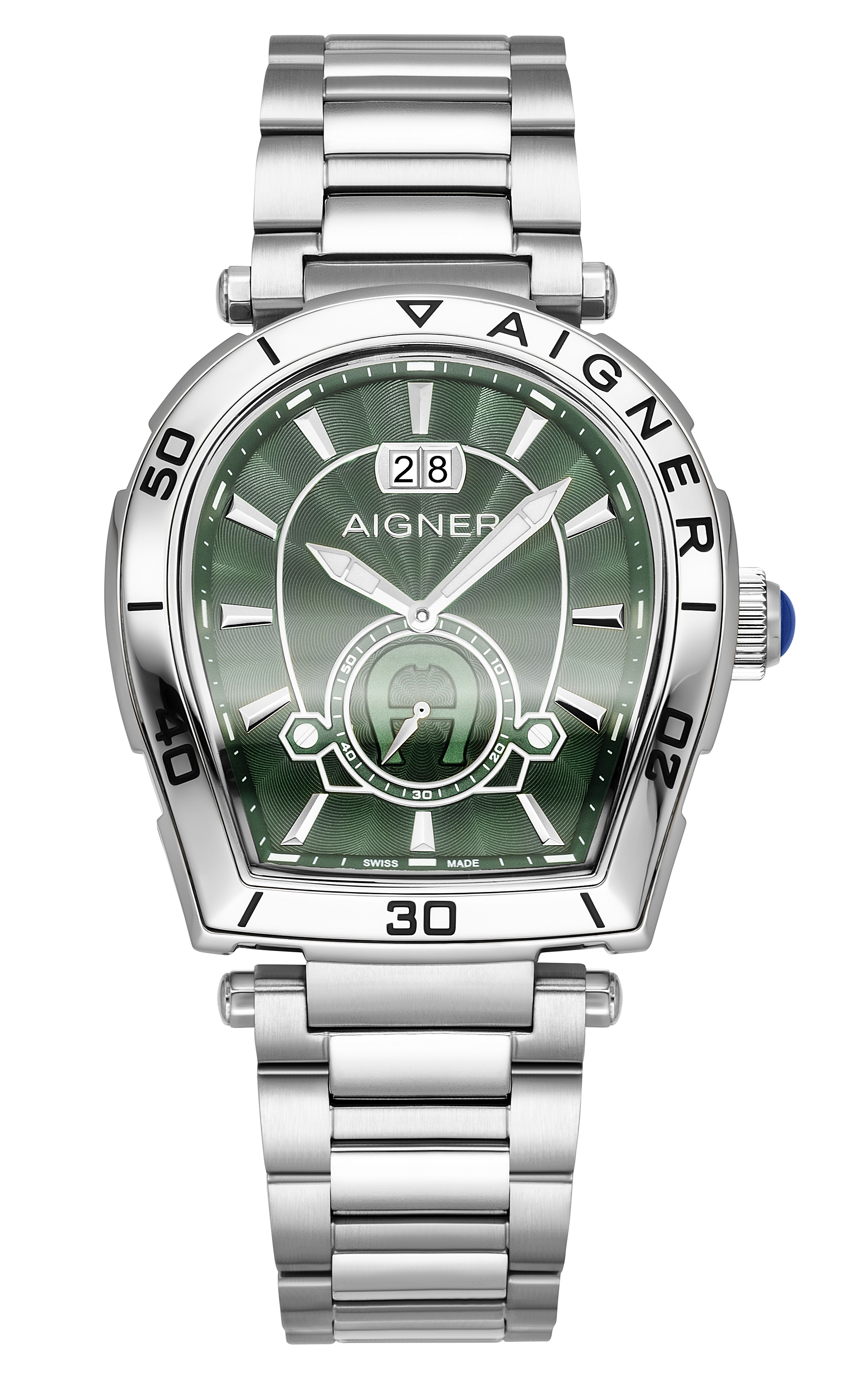 Men's watch Trapani silver fresh green - Watches - Men - Aigner