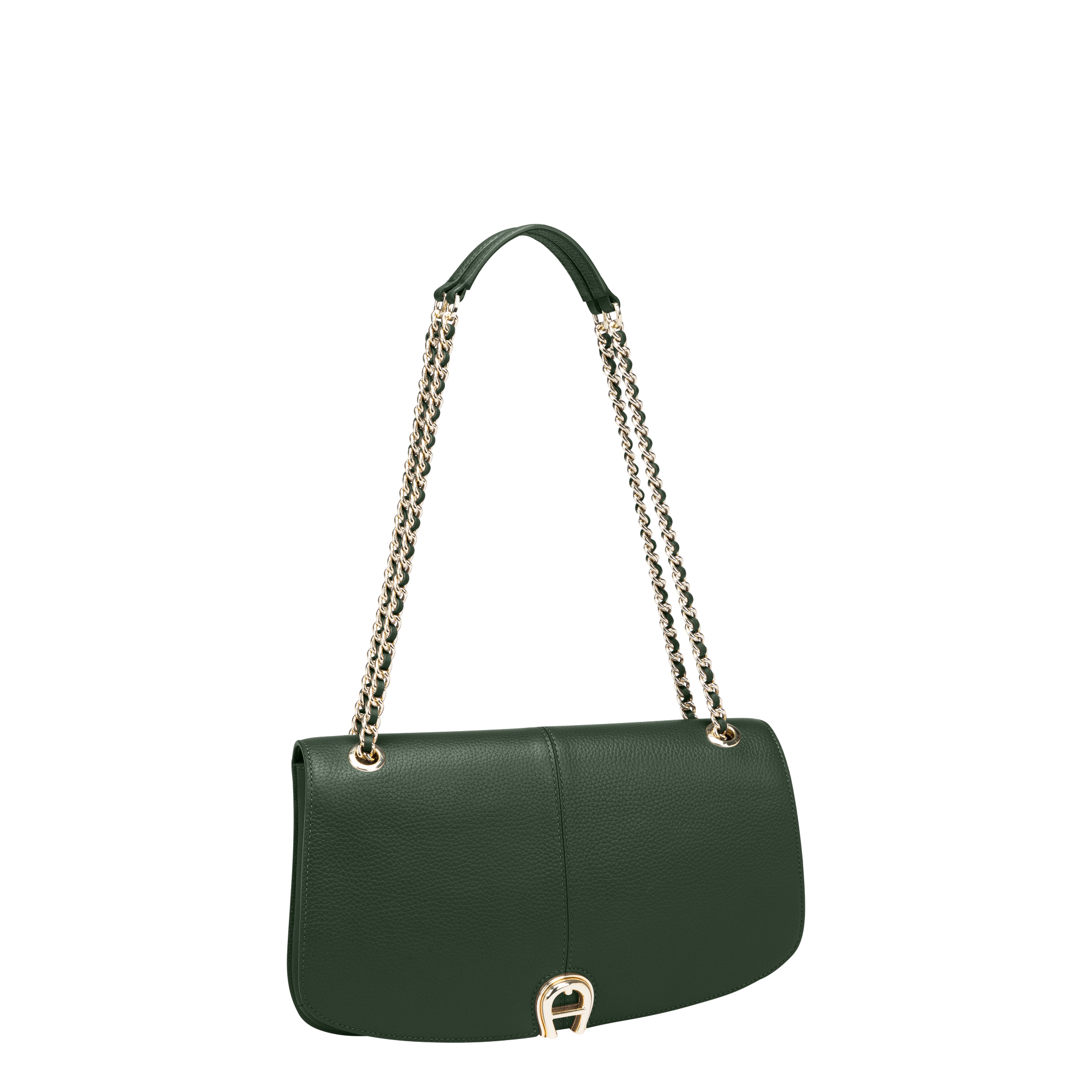 Marcella shoulder bag M hunter green - Bags - Women - Aigner 