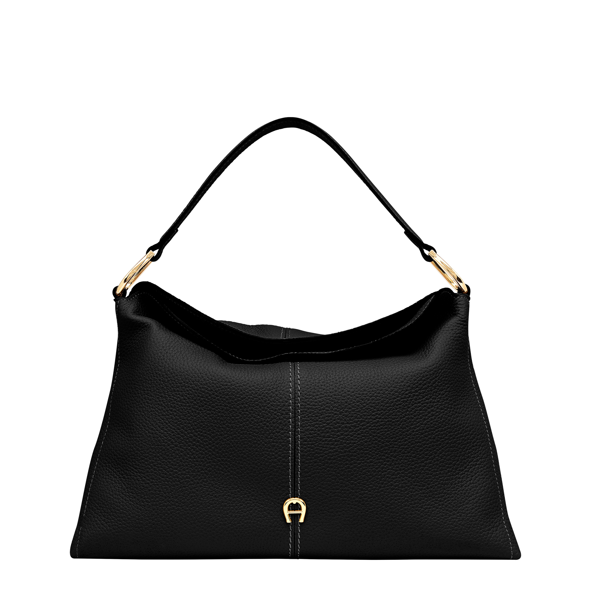 【AIGNER】SAVANNAH Hobo Bag M／ショルダーバッグ Savannah Hobo Bag M black - Bags - Women - Aigner