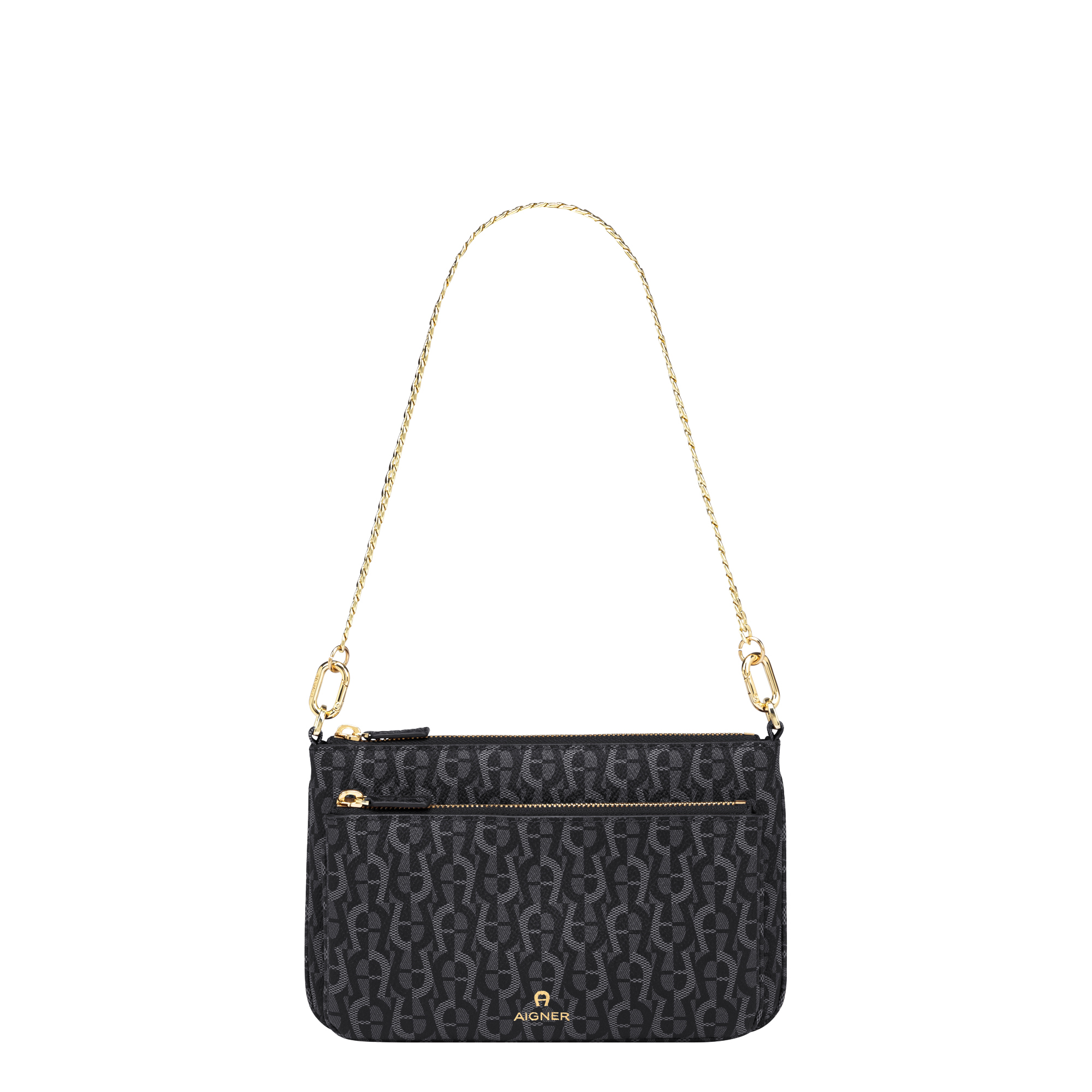 Ida Icon crossbody bag XS black - Bags - Women - Aigner Ida Icon crossbody bag XS black - Bags - Women - Aigner