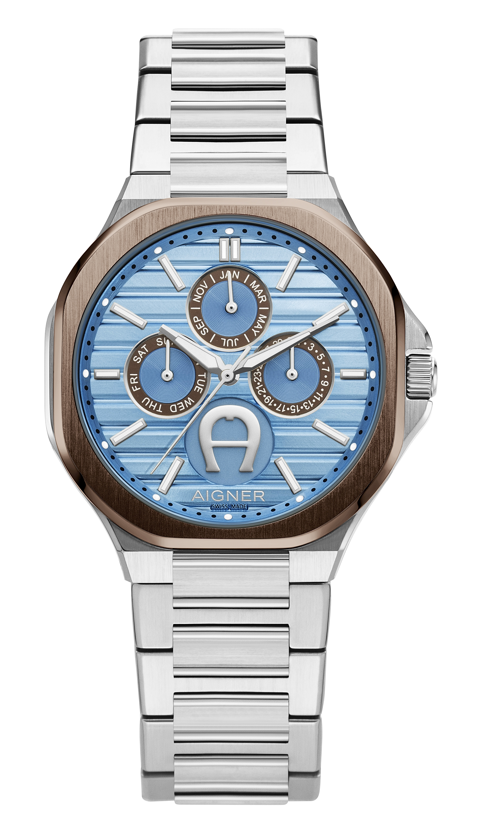 Mens watch Fermo silver cosmic blue - Watches - Men - Aigner