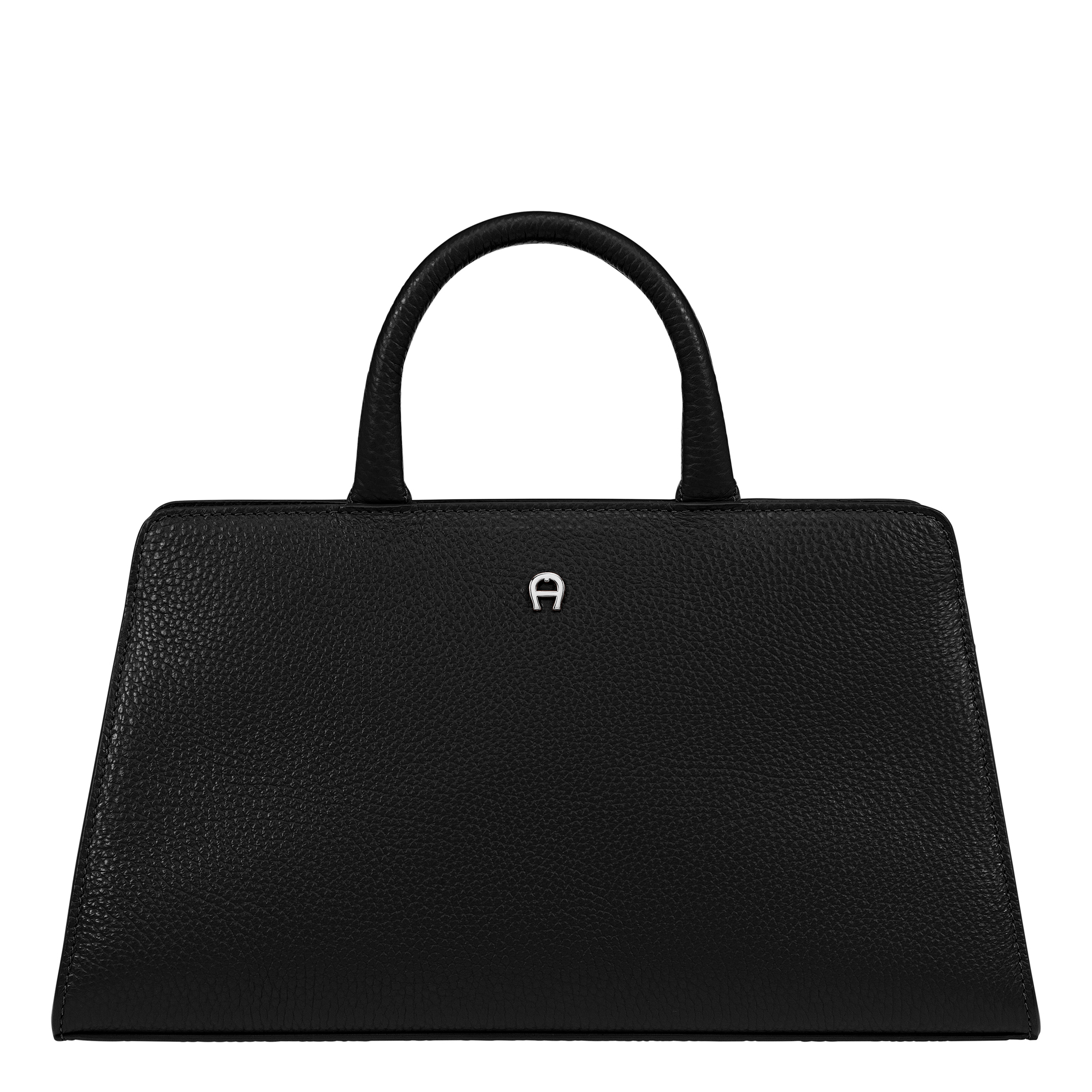 最高級 AIGNER 総柄 ブラック ハイカラー 中綿 コート