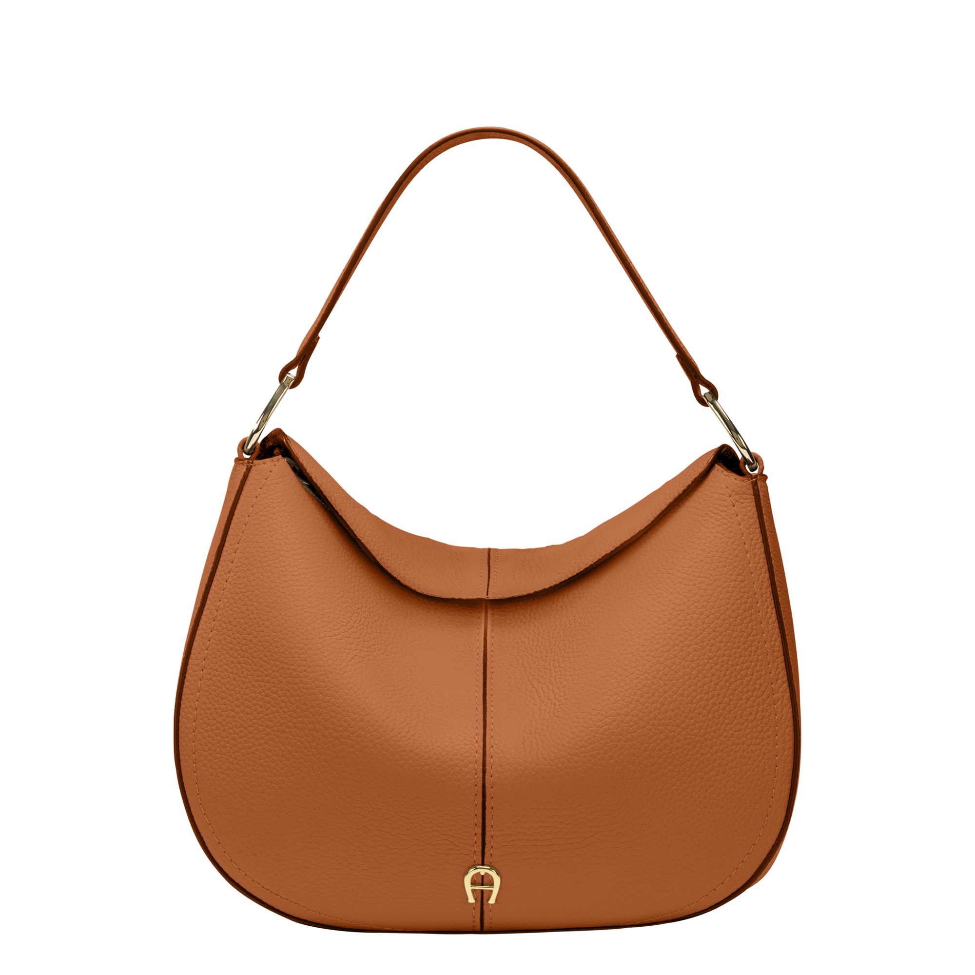 【AIGNER】SAVANNAH Hobo Bag M／ショルダーバッグ Savannah hobo bag M cognac brown - Bags - Women - Aigner