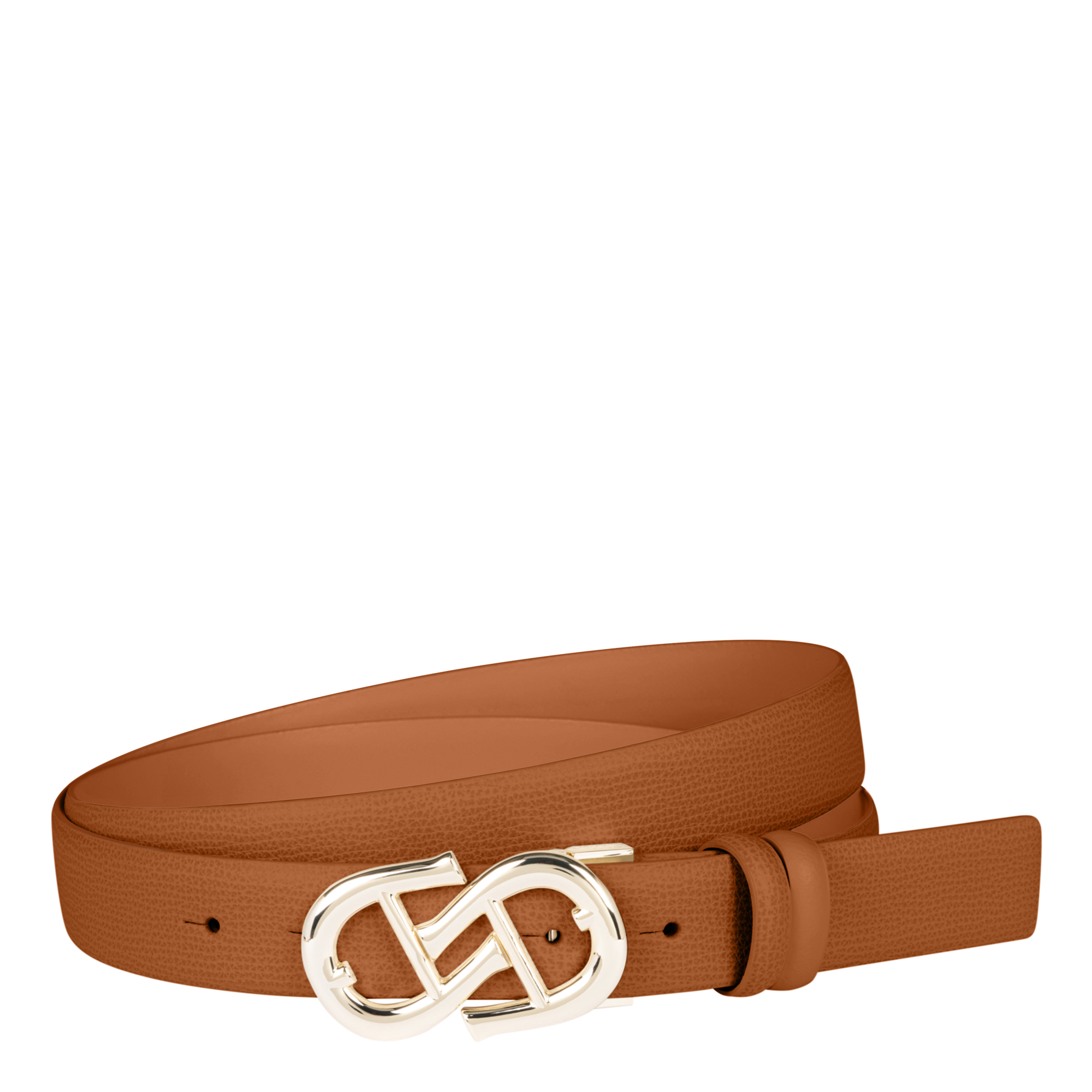 Aigner Logo Gürtel 3 cm, Freesize & Reversible braun
