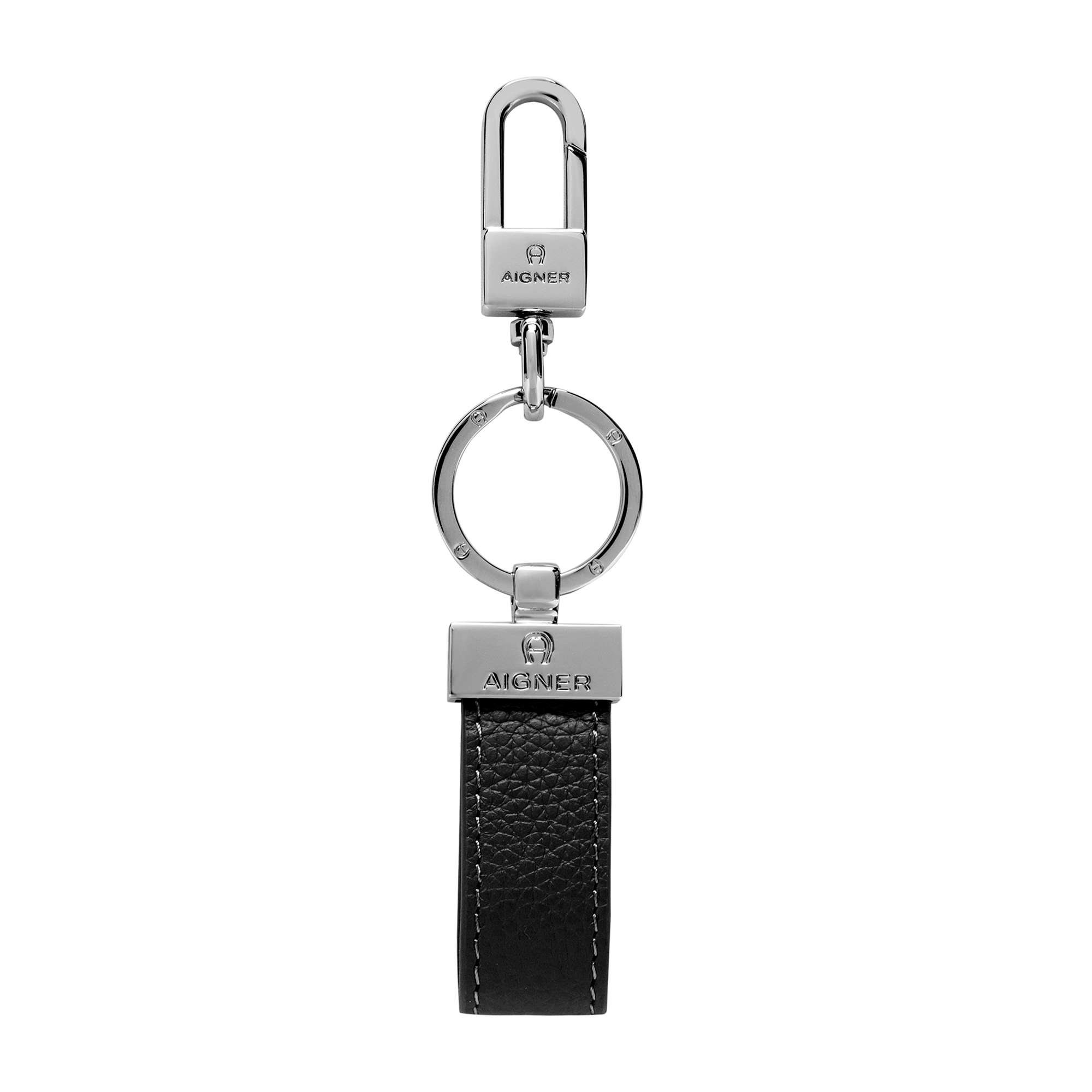 【AIGNER】FASHION Keyrings leather Heart A-Logo／キーリング FASHION KEYRING