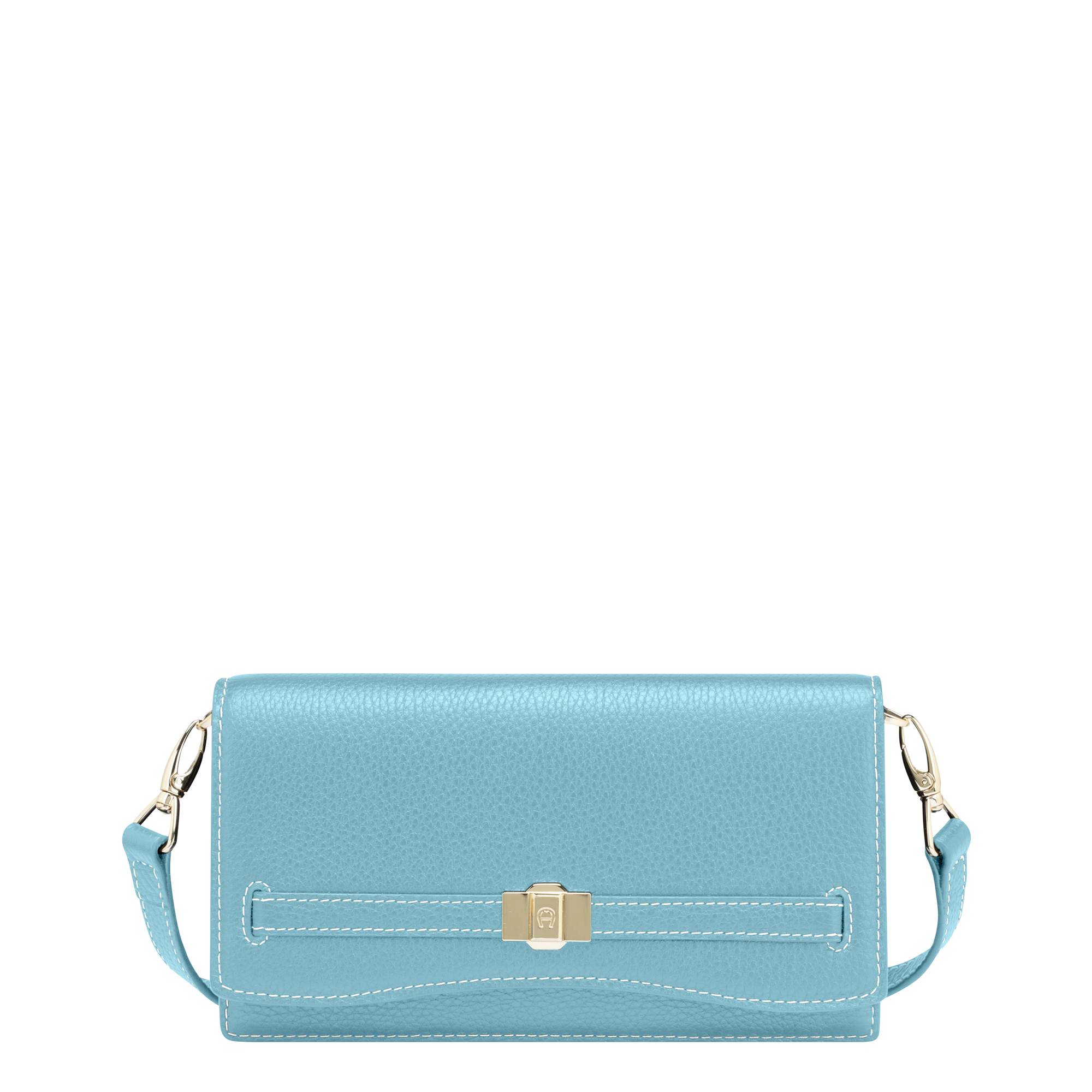 Aigner Farah Wallet on Chain Aquamarine Blue