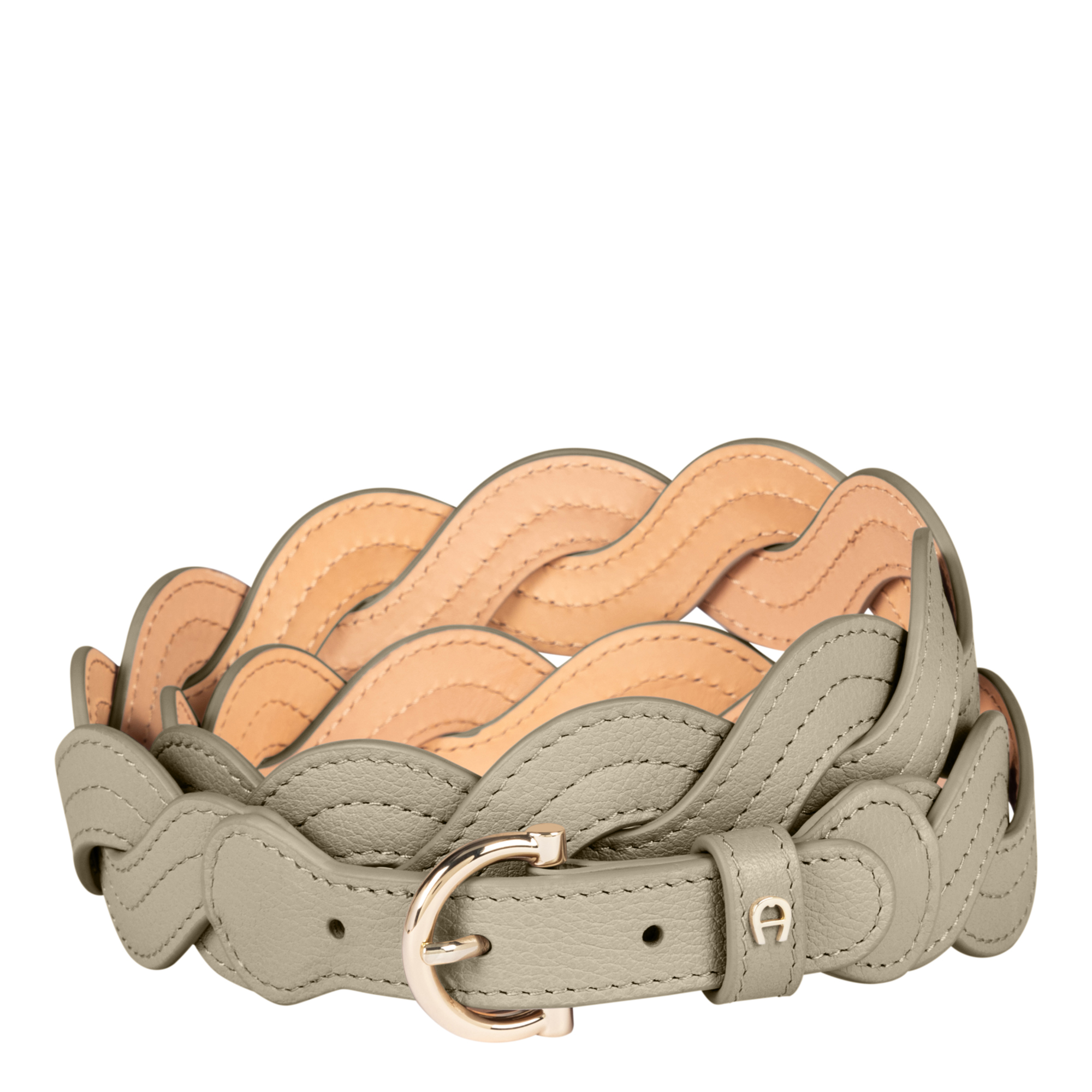Aigner Fashion Gürtel 4 cm Alpaca Beige