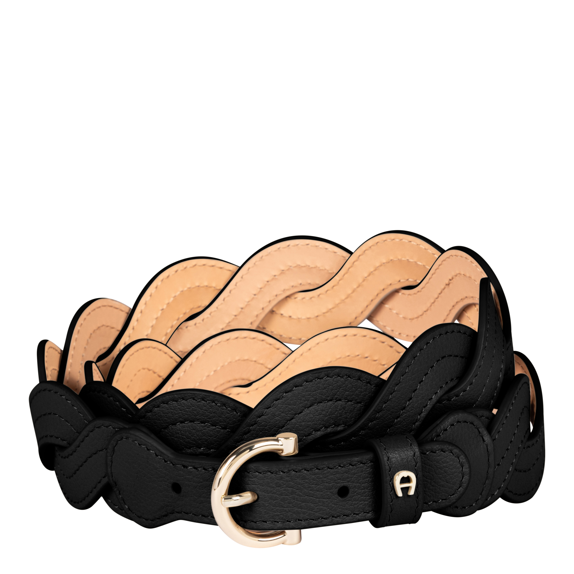 Aigner Fashion Gürtel 4 cm schwarz