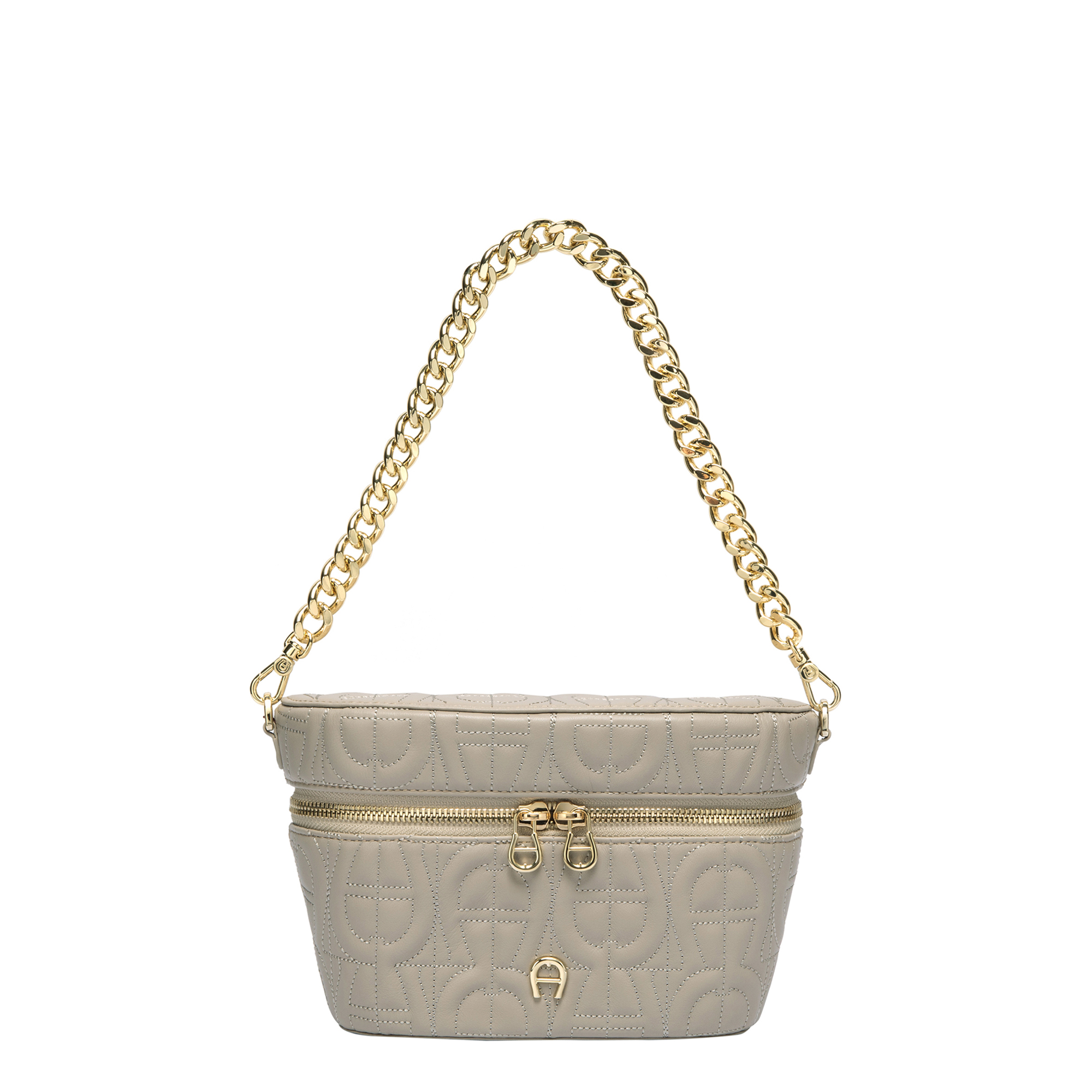 Aigner Diadora Box mit Kettenriemen Alpaca Beige