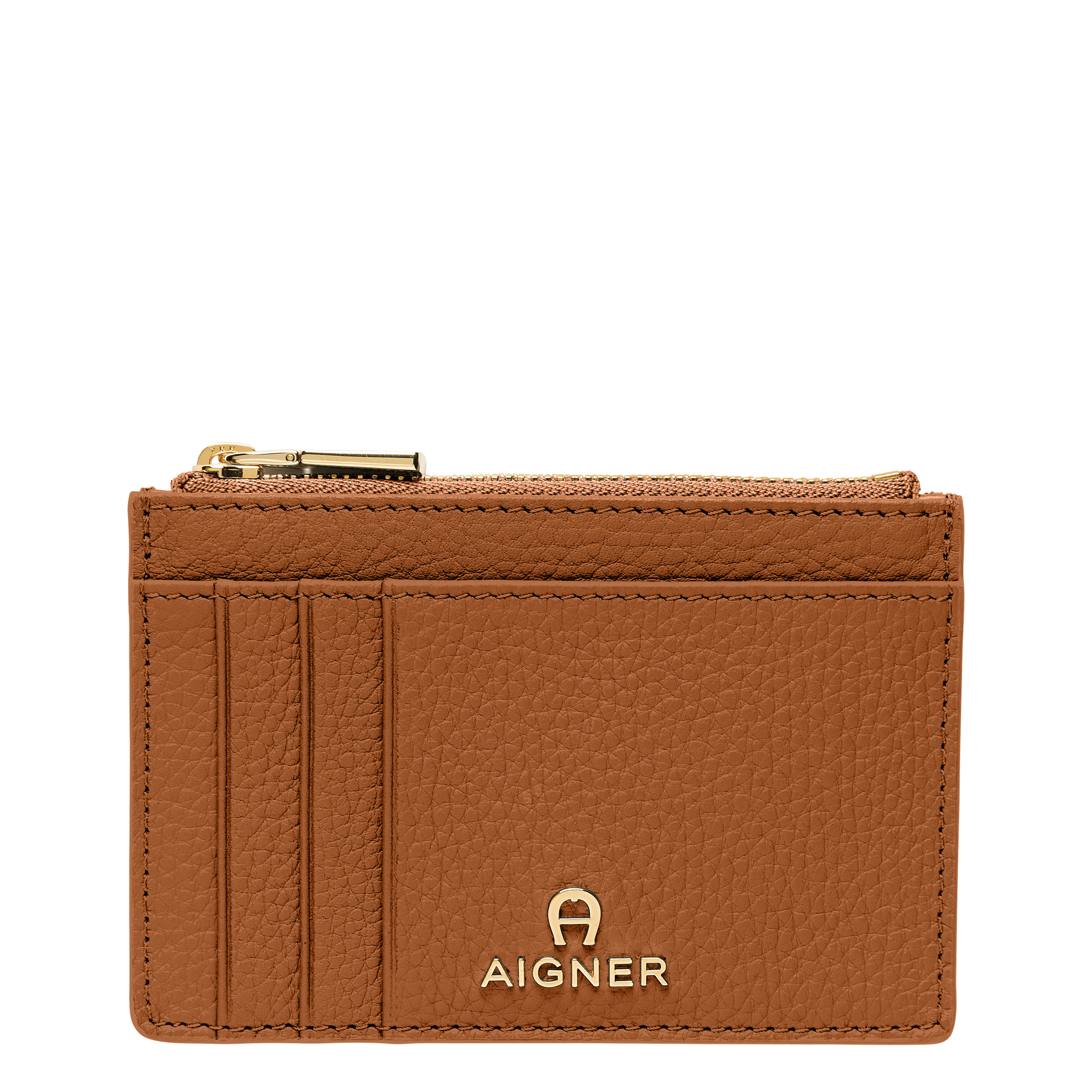 Fashion Card Case cognac brown Wallets Women Aigner