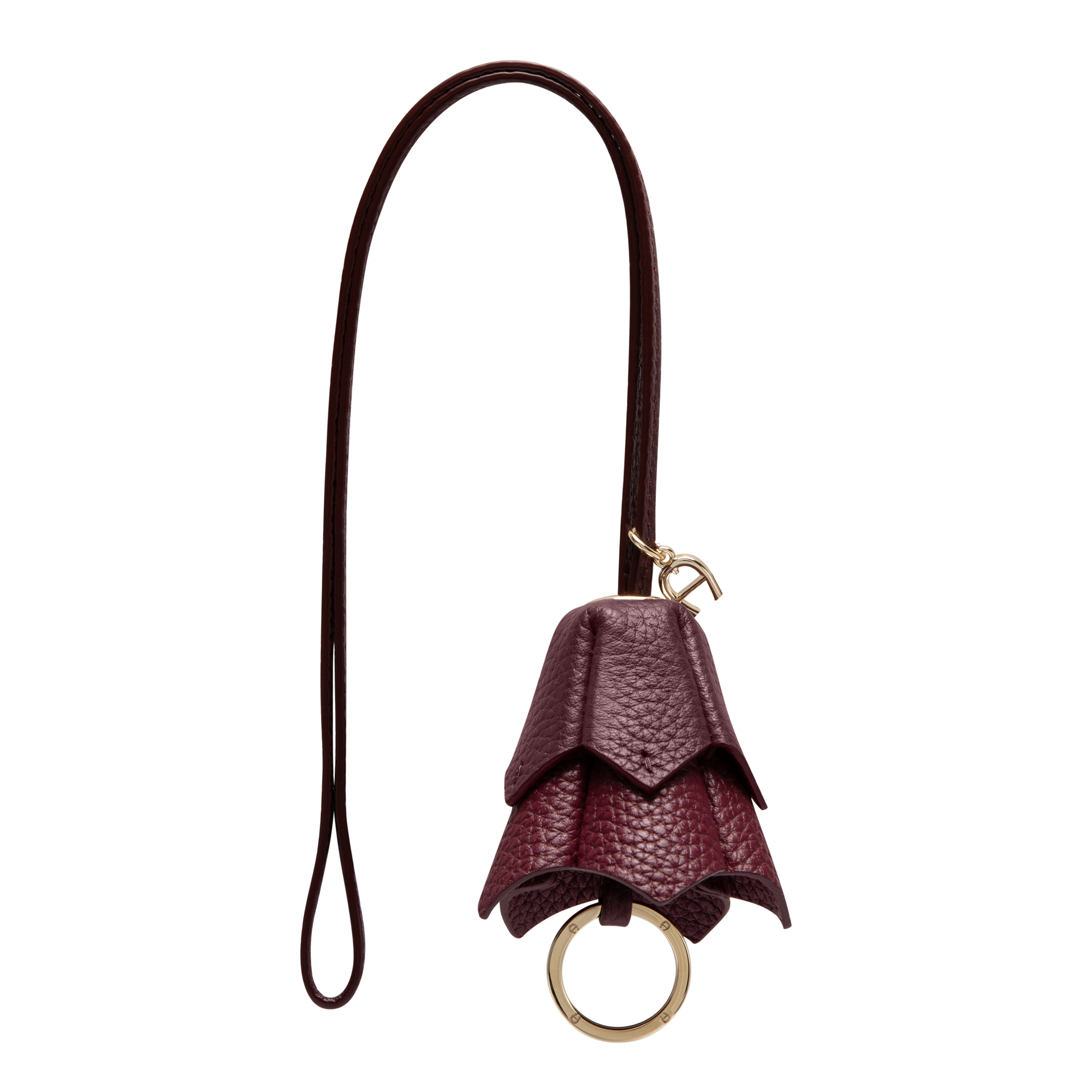 【AIGNER】FASHION Keyrings leather Heart A-Logo／キーリング FASHION KEYRING