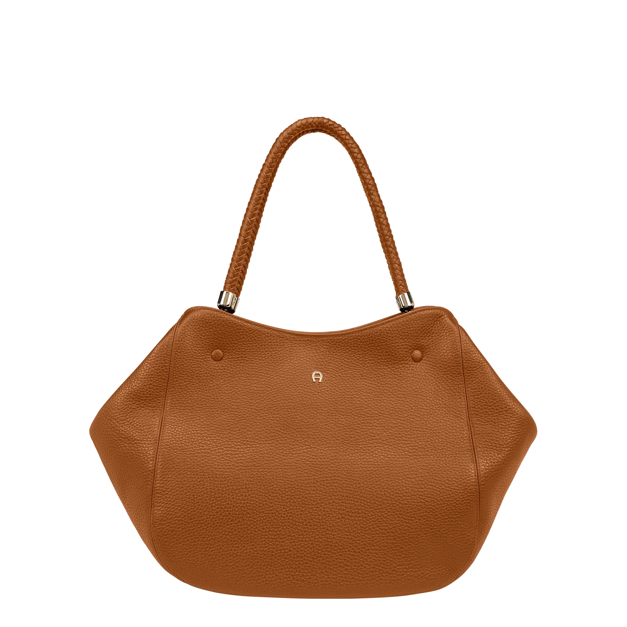 AIGNER アイグナー　ボストン　レザー　ブラウン　茶色 AIGNER アイグナー ボストン レザー ブラウン 茶色